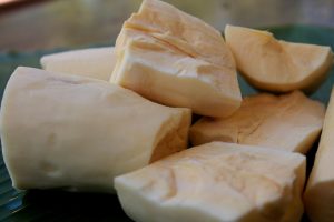 Manioc blanc séché